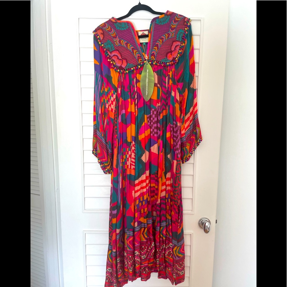 Farm Rio Maxi Dress Small